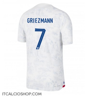 Francia Antoine Griezmann #7 Seconda Maglia Mondiali 2022 Manica Corta